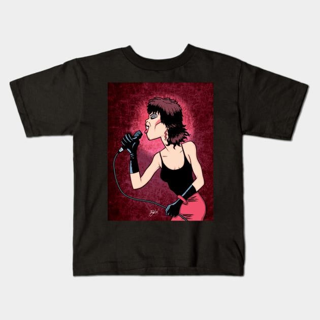 Pat Benatar Kids T-Shirt by Parisi Studios